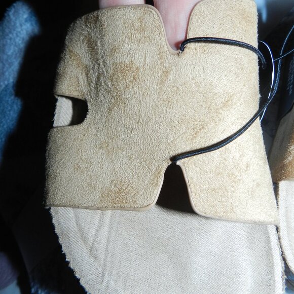 Streetwear Society H Strap Style Tan Suede Slide Comfort Sandals🆕📦⌚🏃🏻💨⚡🚚 - Picture 6 of 16